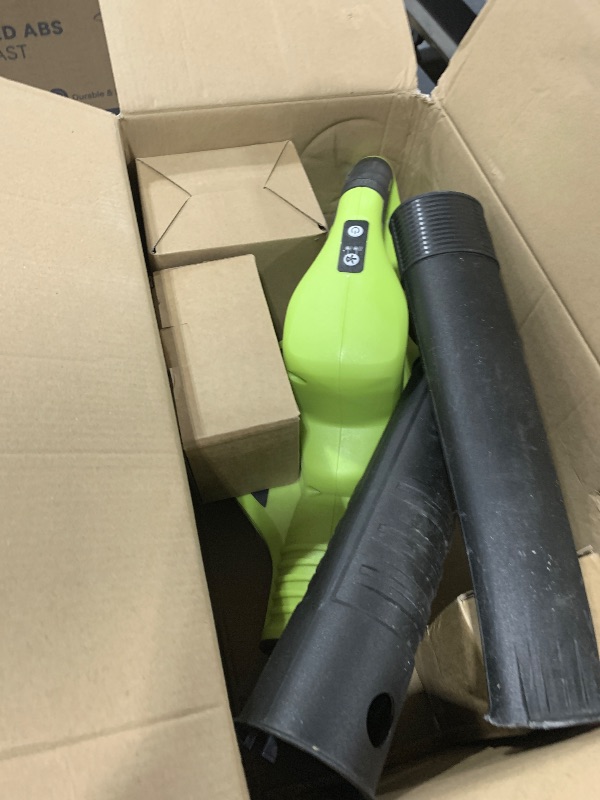 Photo 1 of LEAPUL Leaf Blower Cordless, 21V Electric Leaf Blower with 2×2.0Ah Batteries & 1 Fast Charger, Lightweight Battery Powered Blower for Lawn Care, Patio Cleaning