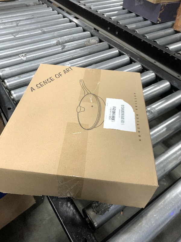 Photo 1 of SENSARTE Nonstick Frying Pan Skillet with Lid, Omelet Pan with Cover, Healthy Cooking Chef's Pan, Kitchen Non Stick Pan, Free of Intentionally Added PFOA (11inch + Glass Lid)