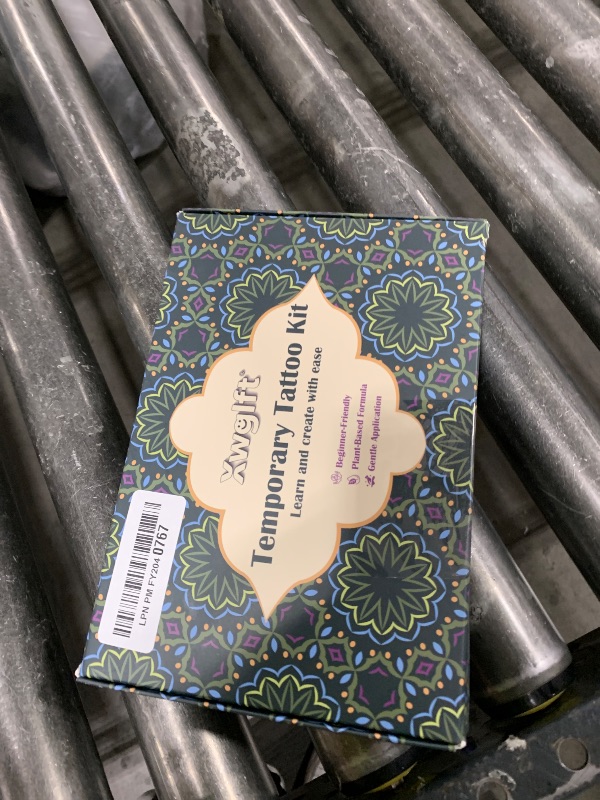 Photo 1 of **********MISSING PARTS*******
191 PCS Temporary Tattoo Stencils Kit, 6 Tattoo Ink Cones 3 Color (Black, Brown, Dark Red) & Tattoo Pen - Temporary Tattoo Kit, DIY Body Art | Perfect for Kids, Teens, Beginners, Family Fun & Parties**********MISSING PARTS**