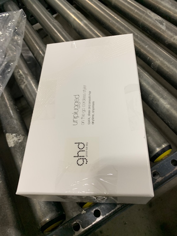 Photo 1 of ghd Unplugged Styler ? 1" Cordless Flat Iron Hair Straightener, Professional Travel Straightening Iron with Heat-Resistant Case, USB-C Charging for 20-Minutes of Use ? White