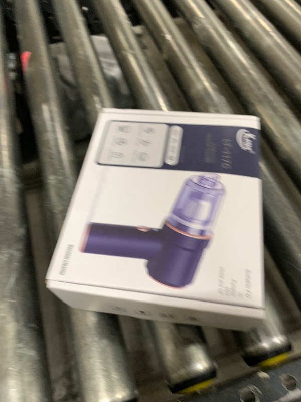 Photo 1 of KMM Handheld Car Vacuum Cleaner, 9000Pa Vacuum Cleaner and Air Duster, 120W High Power Hand Held Vacuum with LED Light and Multi-Nozzles for Car, Home, Office, Pet