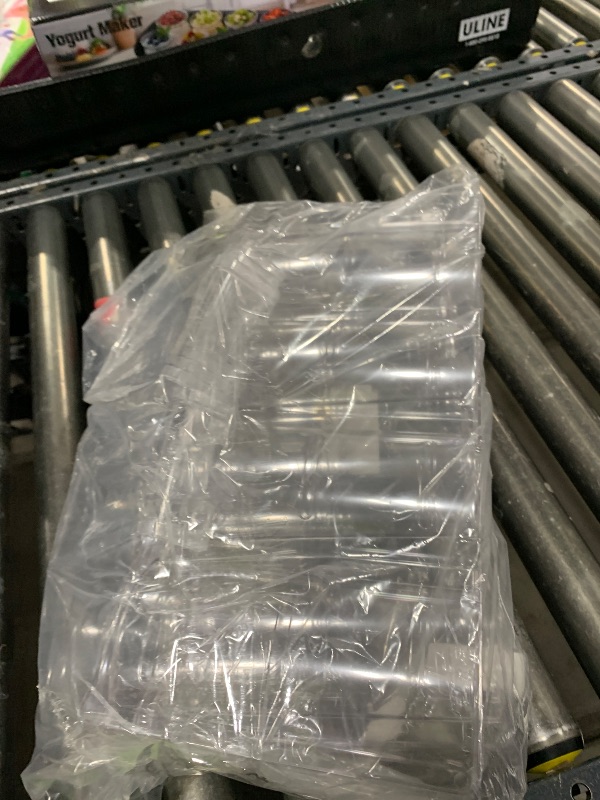 Photo 1 of Large Compartment Water Bottle Organizer,4 Tier Stackable Water Bottle Rack for Cabinet,Tumbler Storage Organizer for Kitchen,Fridge,Cabinet Organization and Storage,Clear Water Bottle Storage Rack