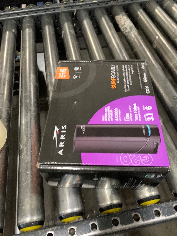 Photo 1 of Arris (G20) - Cable Modem Router Combo - Fast DOCSIS 3.1 Multi-Gigabit WiFi 6 (AX3000), Approved for Comcast Xfinity, Cox, Spectrum & More, 1.0 Gbps Max Speeds, Next-Generation Upload Optimized