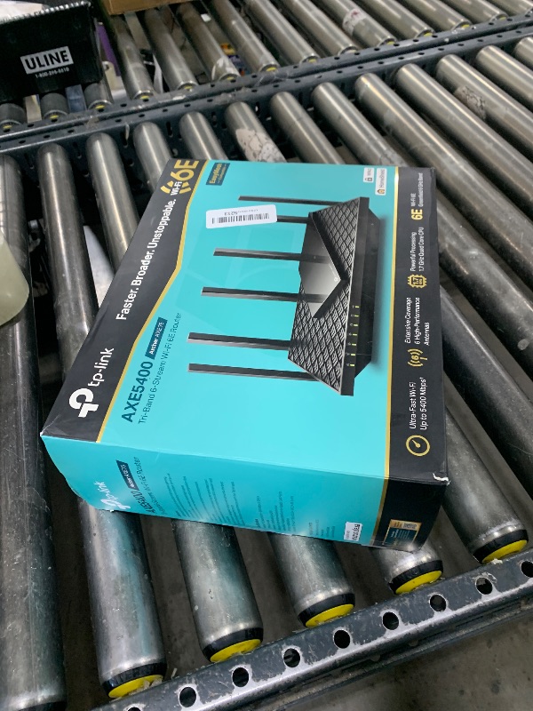 Photo 1 of TP-Link AXE5400 Tri-Band WiFi 6E Router (Archer AXE75), 2025 PCMag Editors' Choice, Gigabit Internet for Gaming & Streaming, New 6GHz Band, 160MHz, OneMesh, Quad-Core CPU, VPN & WPA3 Security