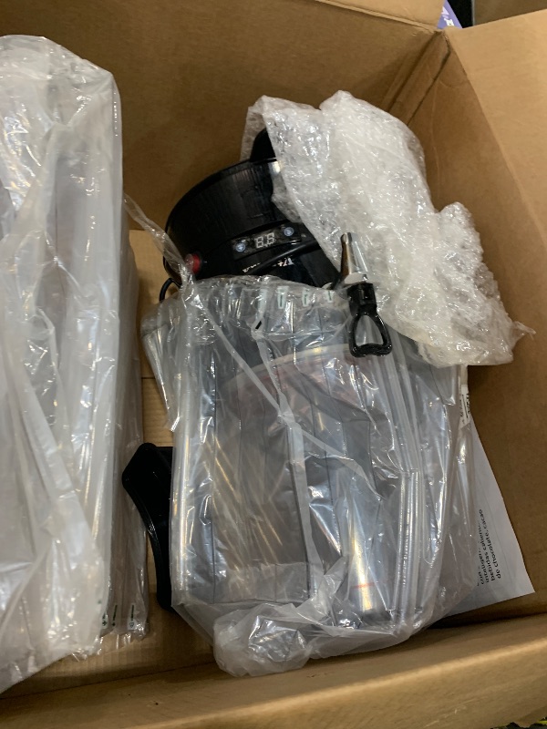 Photo 1 of Vtsmax 10L/2.6Gal Commercial Hot Chocolate Machine Hot Drink Dispenser, 86-194°F Intelligent Temperature Control Hot Beverage Maker for Chocolate, Cocoa, Milk, Coffee, Juice, Black