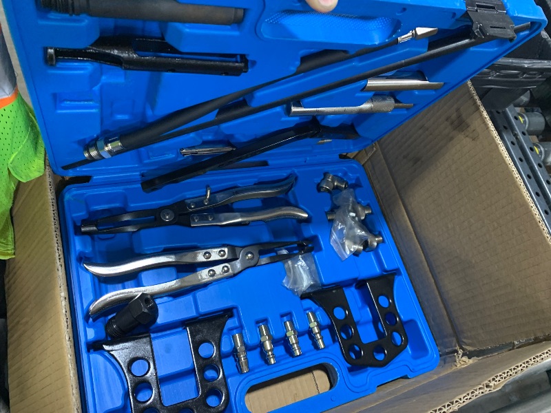 Photo 1 of Orion Motor Tech Valve Spring Compressor, Universal Overhead Engine Valve Spring Remover and Installer OHV OHC Compressor Tool, Valve Stem Tool Valve Holder Tool Valve Keeper Remover and Installer