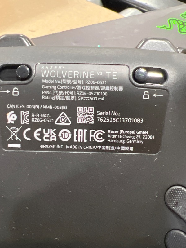 Photo 1 of Razer Wolverine V3 Tournament Edition Wired Gaming Controller: Licensed for Xbox Series X|S, Xbox One, Windows PC - 6 Remappable Buttons - Fast Triggers - USB-C Cable - Wired Tournament Mode - Black (Renewed)