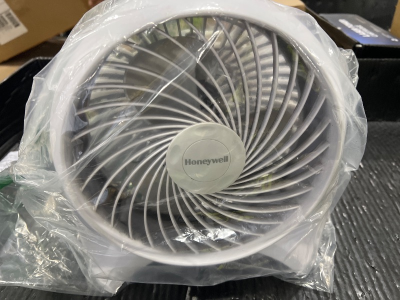 Photo 1 of 10 inch Box Fan, Small Window Fan with 3 Speeds, Quiet Square Fan Powered by DC Adapter for Bedroom Office Kitchen Home Apartment RV Camping, 8HRS Timer Function Work with Universal USB Type-C Cord