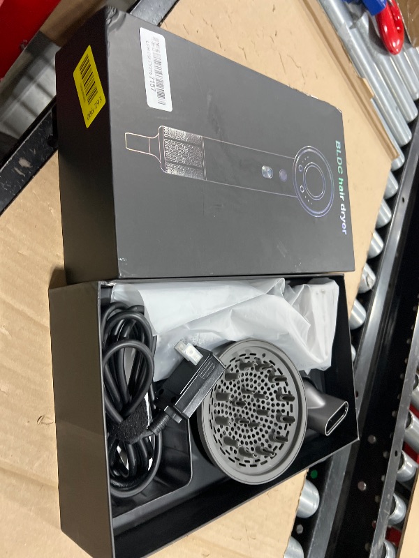 Photo 1 of Hair Dryer, 160000 RPM High-Speed Ionic Blow Dryer with Magnetic Diffuser, Fast-Drying Hair Dryer for Women, 500M Negative Ions Frizz Control, Low-Noise Hairdryer for Home & Salon