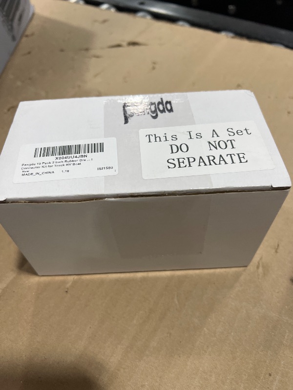 Photo 1 of Pangda 10 Pack 2 Inch Rubber Grommets for Truck Trailer Boat Lights with 2 Prong Pigtails Trailer Side Marker Lights Grommets with 2 Pin Wire Pigtail Connector Kit for Truck RV Boat