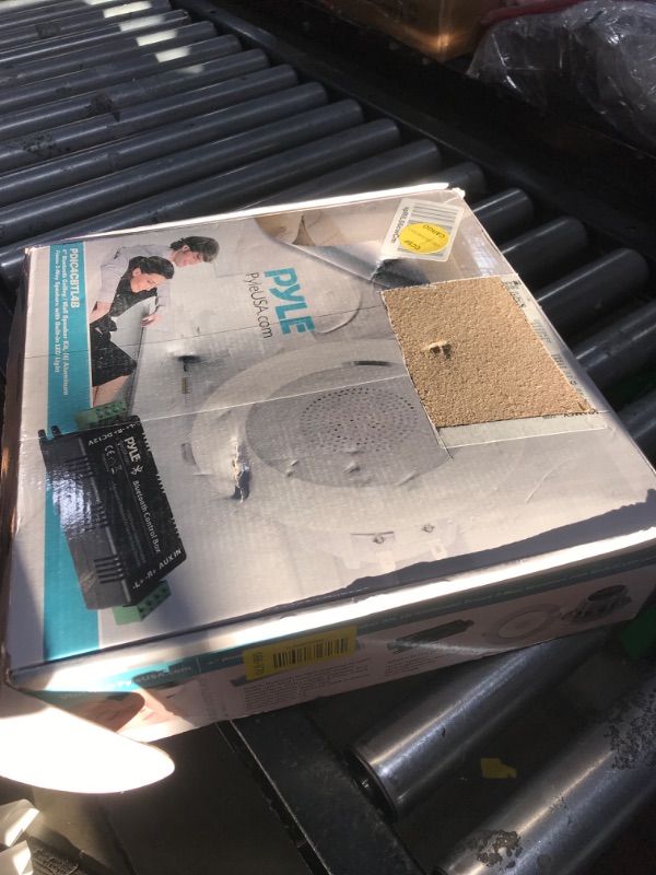 Photo 1 of Pyle 4" In-Ceiling In-Wall Speakers - 320 Watts Max, 2-Way Stereo Sound, Flush Design w/ BT Wireless Receiver, LED Light, & Spring Loaded For Easy Installation- PDIC4CBTL4B (4 Speakers)