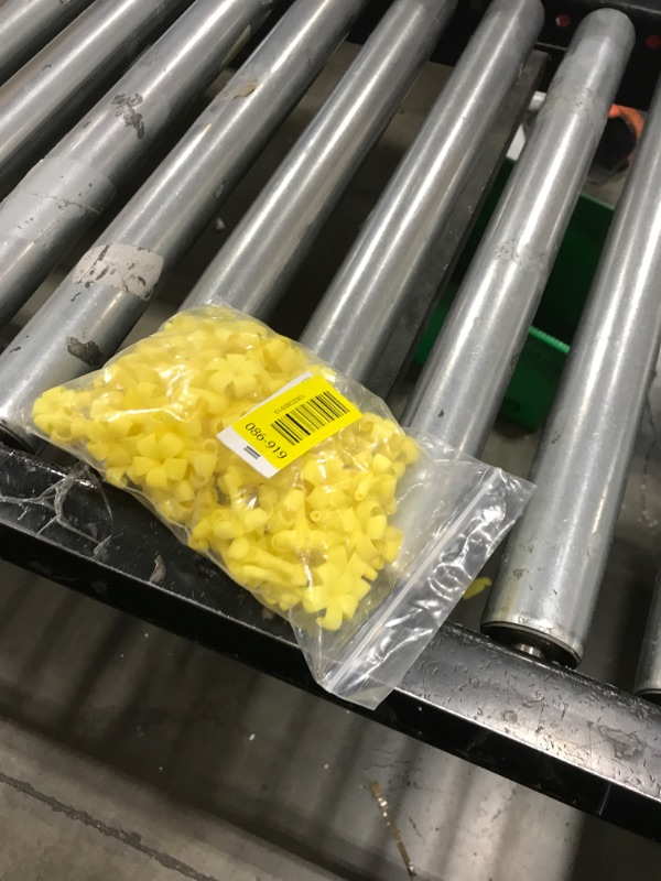 Photo 1 of 100 PCS Small Puakenikeni (05) Clay Beads for Jewelry Making DIY Craft Supplies 2.5 cm (Yellow)