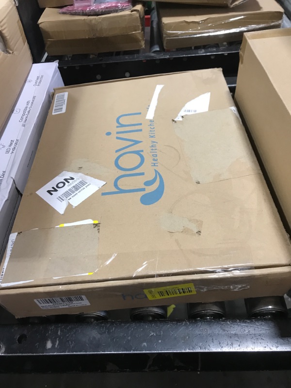 Photo 1 of Havin Gold Kitchen Faucet with Pull Down Sprayer, High Arc Stainless Steel Material, with cUPC Ceramic Cartridge,Without Deck Plate,Fit for 1 Hole Kitchen Sink or Laundry Sink,Brushed Gold,HV501G