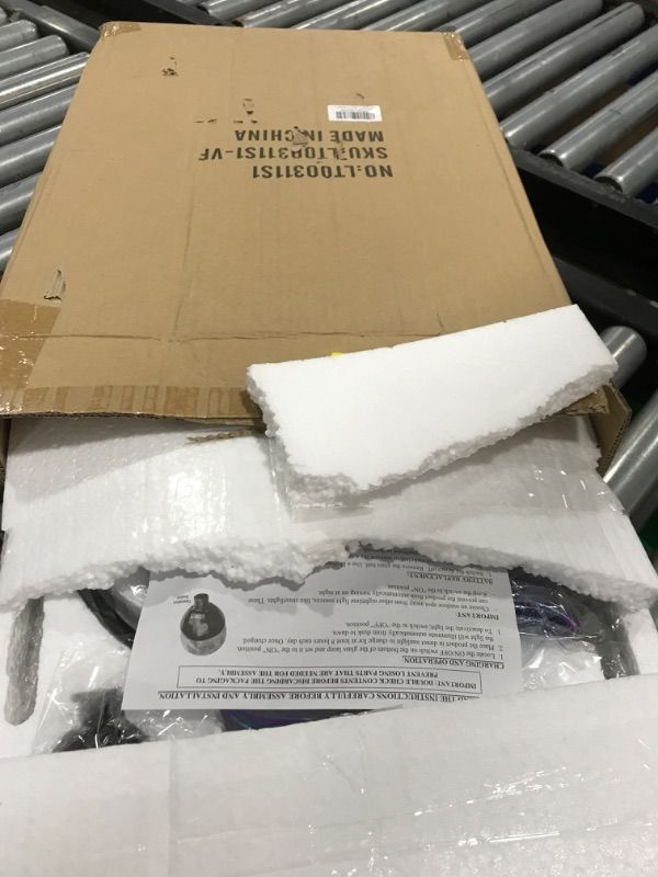 Photo 1 of Large Solar Wind Spinner for Yard and Garden – 360° Kinetic Metal Wind Sculpture with LED Crackle Glass Ball, Waterproof Outdoor Stake Decor for Patio, Lawn & Backyard Art Decoration