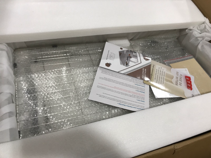 Photo 1 of Sarlai Drop In Kitchen Sink - 33x22 Drop In Kitchen Sink Ledge Workstation 16 Gauge Stainless Steel Topmount Deep Single Bowl Over Counter Sinks Basin Round Corners