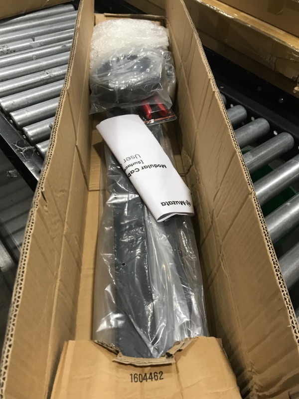 Photo 1 of Muzata 5-10FT Modular Black Cable Railing Kit 42 Inch 2 Stair Post Kit Complete Set Cable Railing System for Stairs Length Adjustable Easy DIY with Paper User Guide (No Handrail) RWS1 BA4L