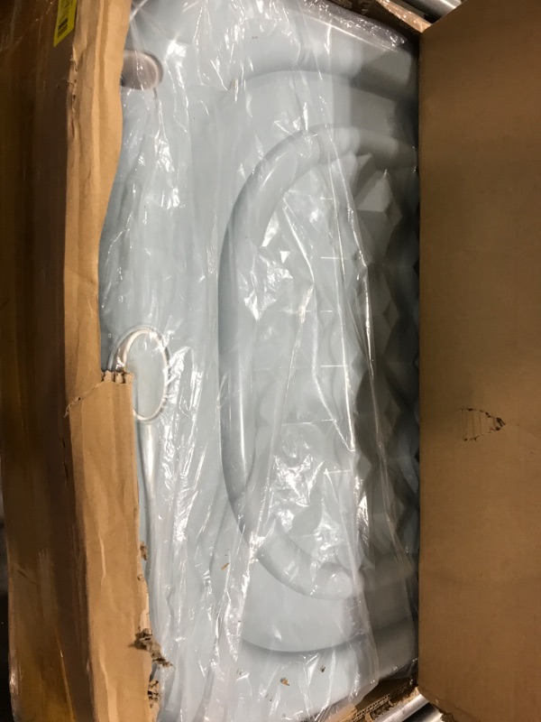 Photo 1 of Foldable Bathtub for Adults, 20 Gallon Portable Bathtub, Collapsible Soaking Tub with High-Density PVC & Insulation Cover, Spa for Small Bathrooms, Apartments, Outdoor Use (Drain Hose Included)