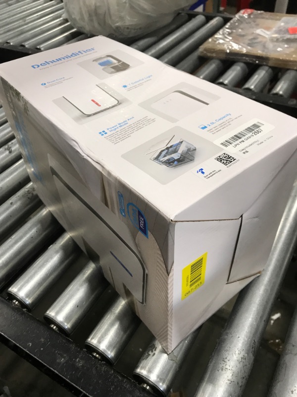 Photo 1 of Dehumidifier for Home, Quiet Portable Dehumidifier with Auto Shut Off, 7-Color LED Light for Basement, Bedroom, Bathroom,Snowy