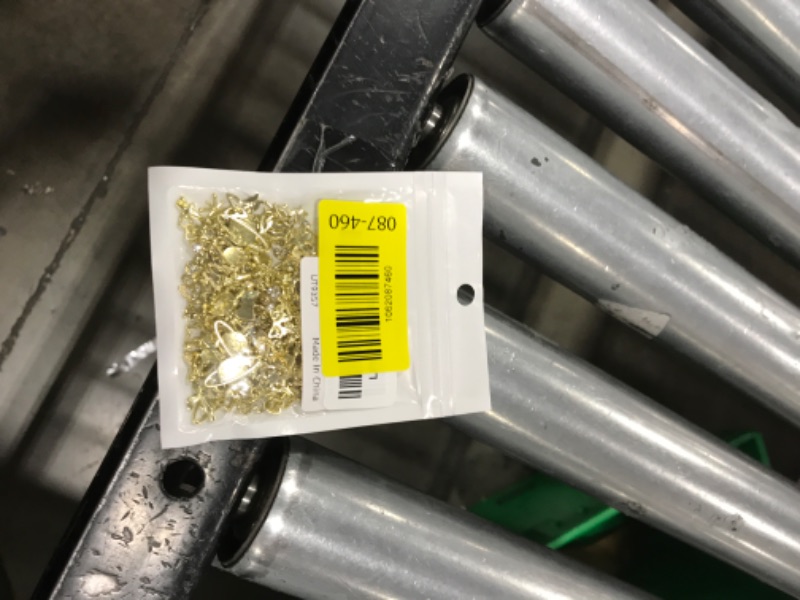 Photo 1 of 100 Pcs Gold Dangle Nail Charms, Gold Heart Bow Stars Nails Charms and Gems, Metal Golden Planet Butterfly Cross Star Charm for Acrylic Nails Art DIY Design