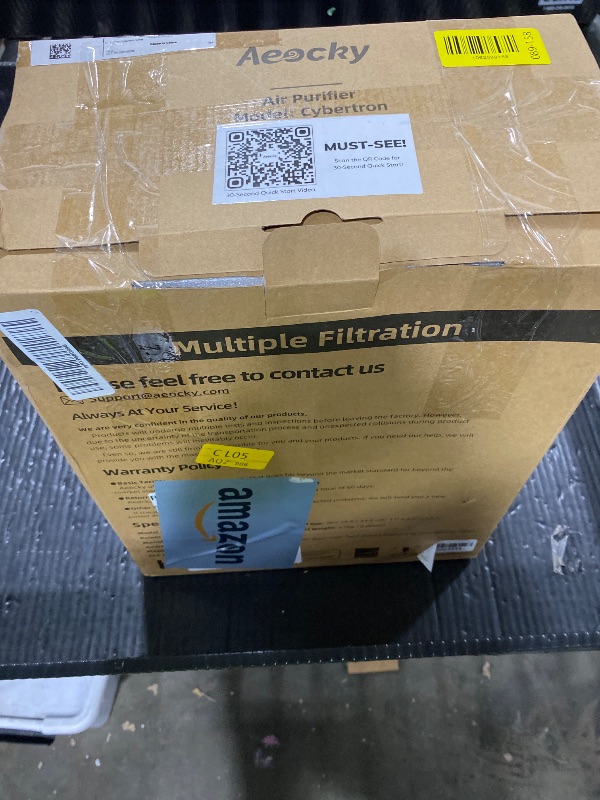 Photo 1 of 2300 ft² Air Purifiers with 240 CADR in Turbo Mode, AEOCKY Proprietary YearChange Filter, with Multi-Effect Filter, Washable Pre-Filter, Scent Capsule, Air Quality Monitor, for Home Large Room Pets