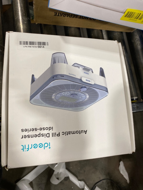 Photo 1 of 28-Day(1X) Automatic Pill Dispenser – One-Press Daily Dispense (No APP), Easy-to-Use Slide-Door Cup, Sound & Light Alerts, Moisture-Proof Dual Desiccants, Large Compartments for Tablets & Capsules