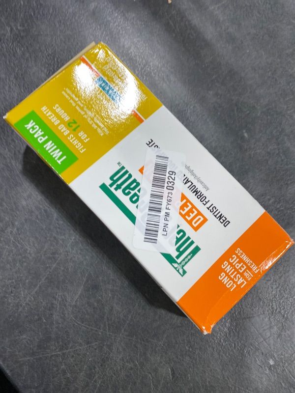 Photo 1 of **1-PACK** TheraBreath Deep Clean Toothpaste, Kills 99.9% of Germs That Cause Bad Breath, Gingivitis & Plaque (1), Gentle Teeth Whitening with Fluoride for Anticavity Protection, Fresh Mint, 4 Oz