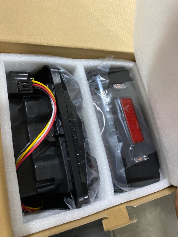 Photo 1 of DOT Approved Smoke Lens LED Tail Lights with 20W Reverse Lights for 2007-2017 Jeep Wrangler JK&JKU Brake Reverse Light Rear Back Up Lights Daytime Running Lamps,EMC Build-in