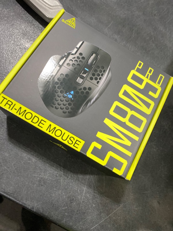 Photo 1 of SOLAKAKA SM809 Pro Gaming Mouse with 9 Side Buttons,24000 DPI RGB Mouse for Gamer,16 Programmable Macros MMO Mouse,Black