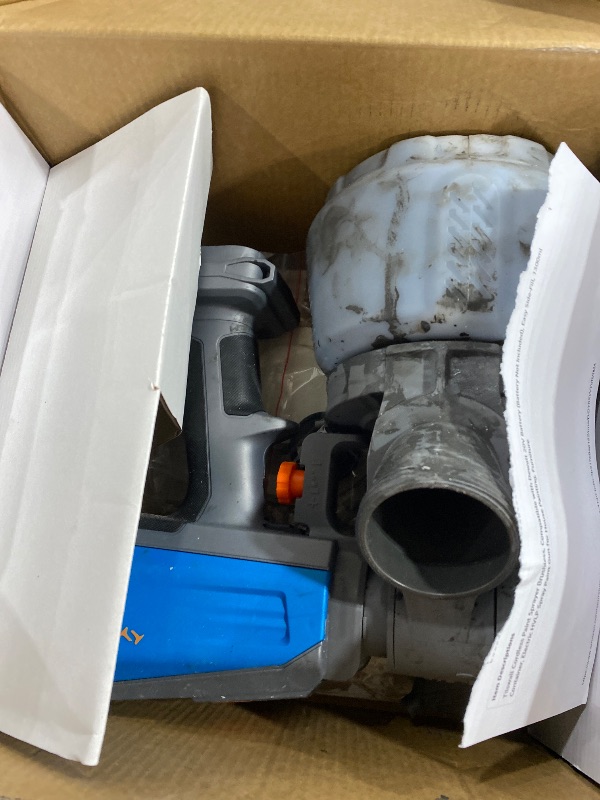 Photo 1 of Tilswall Cordless Paint Sprayer Brushless, Compatible with Dewalt 20V Battery (Battery Not Included), Easy Side-Fill, 1300ml Container, Electric HVLP Spray Paint Gun for House Painting, Furniture