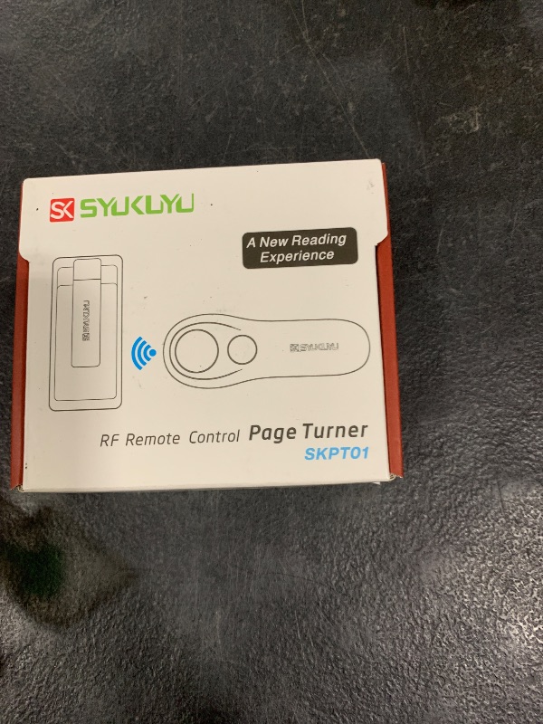 Photo 1 of SK SYUKUYU RF Remote Control Page Turner for Kindle Reading Ipad Surface Comics, iPhone Android Tablets Reading Novels Taking Photos(Blue)