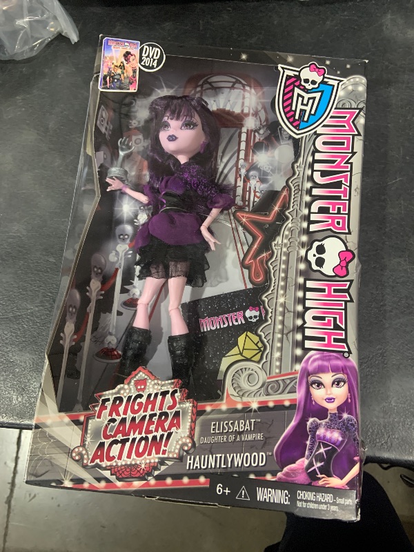 Photo 1 of Mattel Monster High Frights, Camera, Action! Elissabat Doll