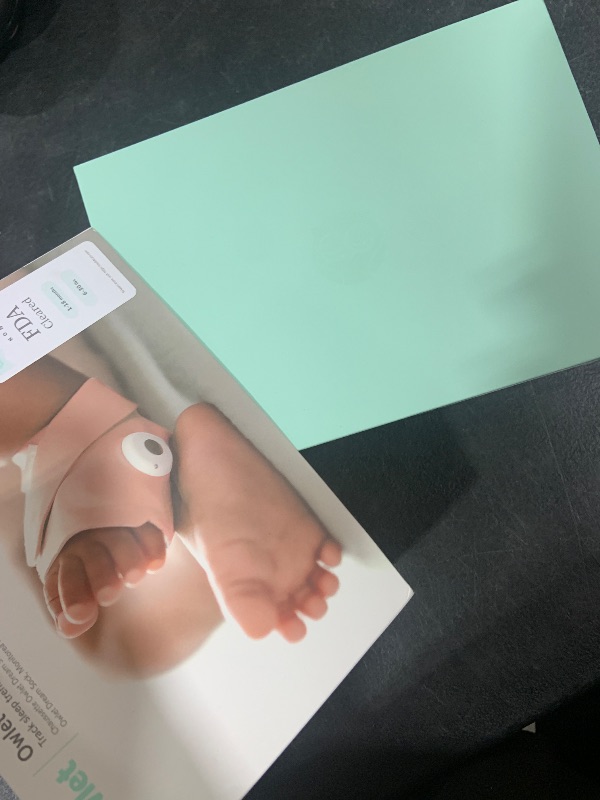 Photo 1 of Owlet Dream Sock® - FDA-Cleared Smart Baby Monitor - Track Live Pulse (Heart) Rate, Oxygen in Infants - Receive Notifications - Dusty rose