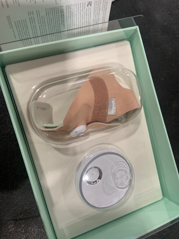Photo 1 of Owlet Dream Sock® - FDA-Cleared Smart Baby Monitor - Track Live Pulse (Heart) Rate, Oxygen in Infants - Receive Notifications - Dusty rose