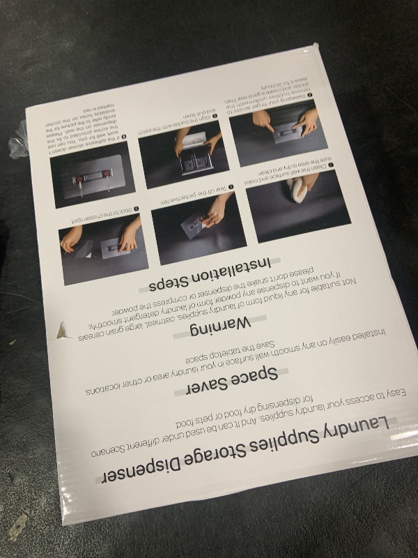 Photo 1 of Conworld Laundry Detergent Dispenser, Scent Booster Beads Dispenser for Laundry Room Organization, Suitable for Beads, Stain Remover Powder