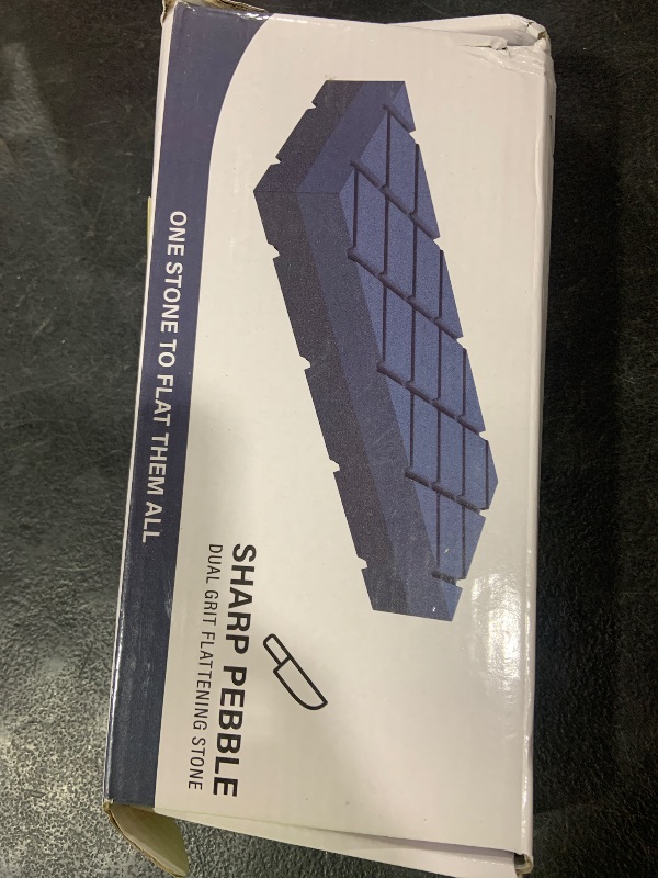 Photo 1 of Sharp Pebble Large Flattening Stone- Dual Grit Coarse/Fine Sharpening Stones Flattener- Diamond Grooves Whetstone Fixer-Re Level Any Whetstones & Waterstones