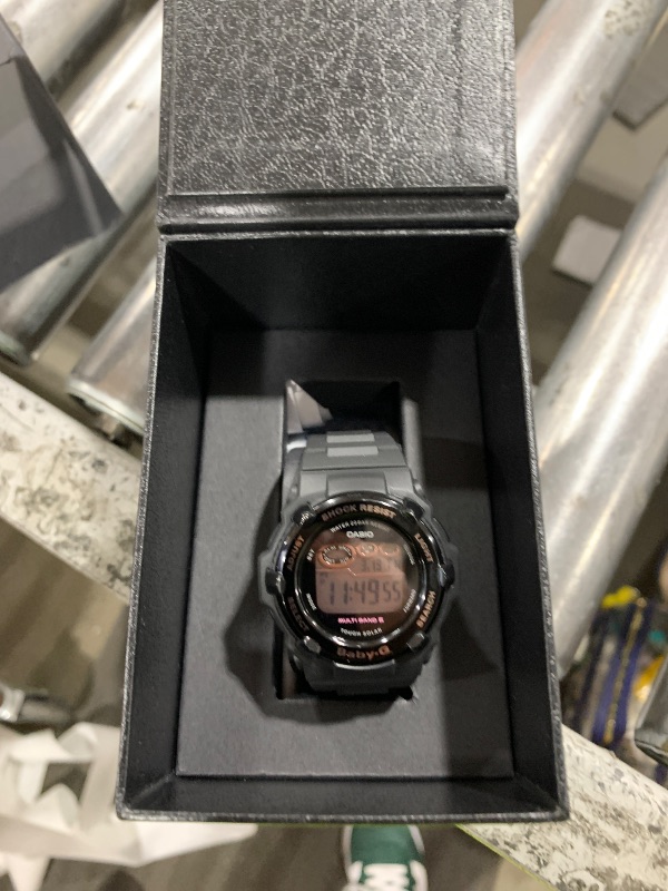 Photo 1 of Casio] Watch Baby-G Radio Solar 2021 Model BGR-3000UCB-1JF Ladies Black