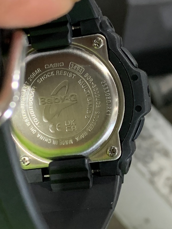 Photo 1 of Casio] Watch Baby-G Radio Solar 2021 Model BGR-3000UCB-1JF Ladies Black