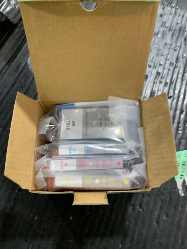 Photo 1 of Caelum 910XL High Yield Ink Cartridge Replacement for Combo Pack HP 910 XL HP910 to Use with HP Office Jet Pro 8020 8010 8015 (4 Pack, Black Cyan Magenta Yellow)