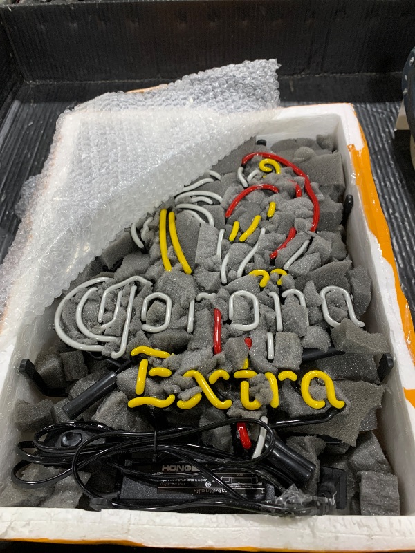 Photo 1 of Glass Tube Neon Sign Parrot Handmade neon Sign 17”×13” for Home Bedroom Garage Decor Wall Light, Striking Neon Sign for Bar Pub Hotel Man Cave Recreational Game Room