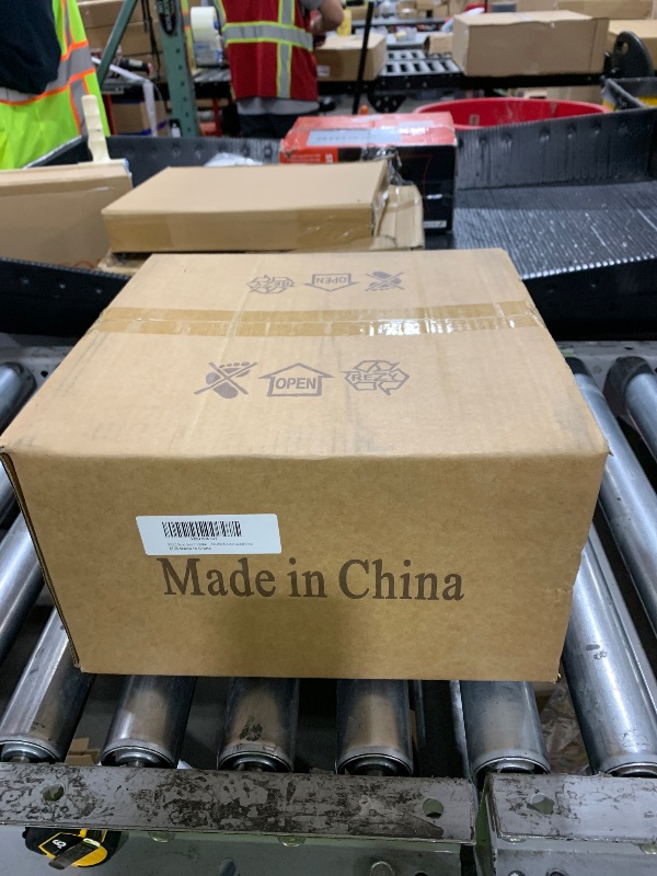 Photo 1 of OFLNLL Metal Semi Flush Mount Ceiling Light, 11.6" White and Gold Industrial Flush Mount, Single Lamp Base Modern Ceiling Light Fixtures for Entryway Hallway Kitchen Laundry Room