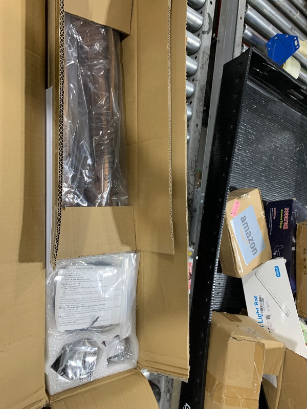 Photo 1 of OMYU 42 Inch Ceiling Fan no Light with Remote Control,ABS Blades,Reversible DC Motor,Timer Setting,Modern Outdoor Indoor Ceiling Fan without Light for Bedroom Farmhouse Patios Dining Room