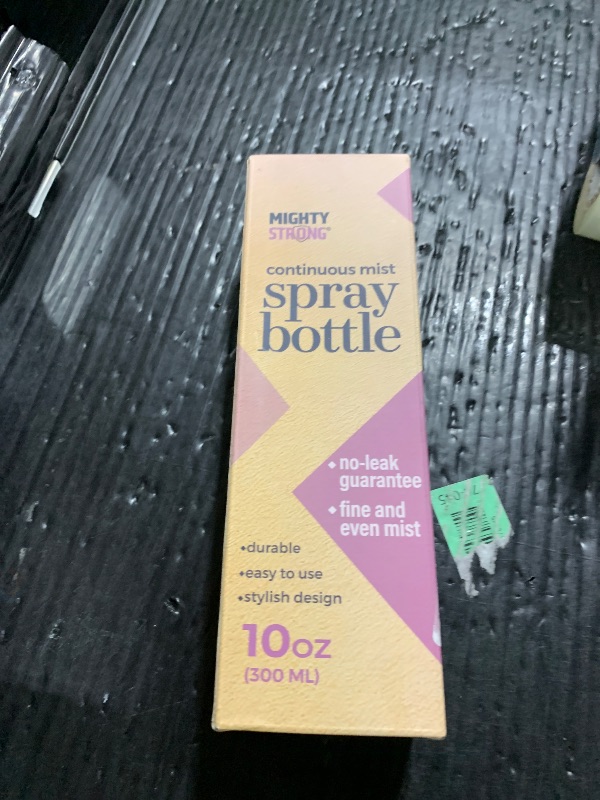 Photo 1 of 10 OZ Continuous Spray Bottles - Ultra Fine Mist Sprayer | Water Spray Bottle For Hair Stuff, Mister Spray Bottle For Plants Mister | Hair Spray Bottles For Hairstyling, Cleaning, Salons