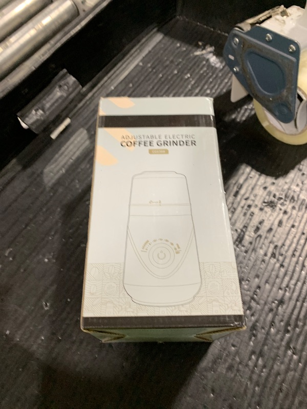 Photo 1 of SHARDOR Electric Super Silent Blade Coffee Grinder, Timed Grind Control Rotary Knob, Adjustable Coarse to Fine for Coffee Beans, Spices & Herbs, with 1 Removable Stainless Steel Bowl, Black