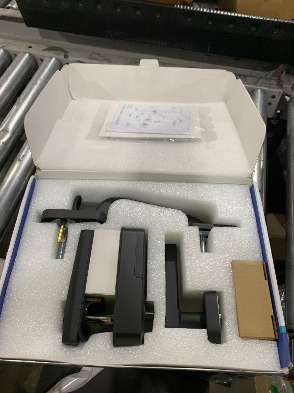 Photo 1 of Anyfirm WiFi Smart Lock with Handleset, Built-in WiFi Door Lock, Keyless Entry Deadbolt for Front Door, Fingerprint, App & Remote Control, Compatible with Alexa & Google Assistant, Auto Locking