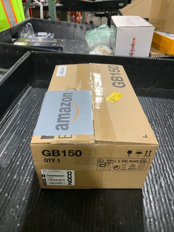 Photo 1 of NOCO Boost GB150: 3000A UltraSafe Jump Starter – 12V Lithium Battery Booster Pack, Portable Jump Box, Power Bank & Jumper Cables - for 9.0L Gas and 7.0L Diesel Engines