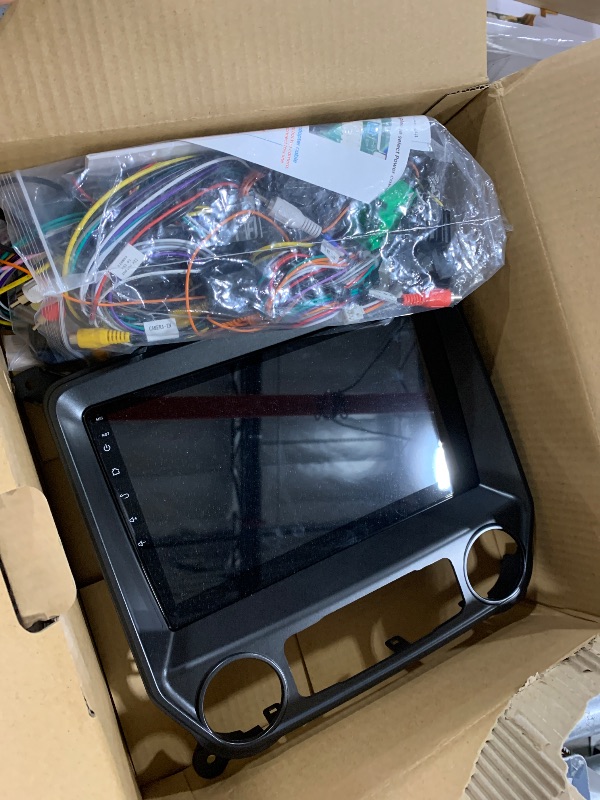 Photo 1 of 10.2 Inch QLED Carplay Screen for Chevrolet Silverado & GMC Sierra 2014-2018(Without Bo-seSystem),Android 13 Silverado Radio Stereo Support Wireless Carplay &Android Auto,Bluetooth&GPS,FM Radio