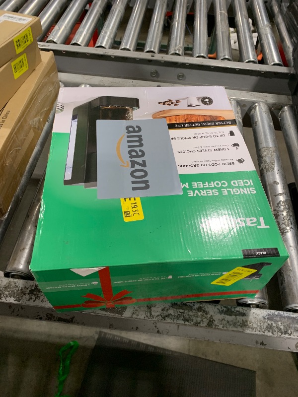 Photo 1 of Tastyle Single Serve Coffee Maker, Iced and Hot Coffee Machine for K Cup & Grounds, Compact Design, 40oz Removable Water Reservoir, 6 to 24 Oz Brew Sizes, Fits 7.3" Travel Mug, Black