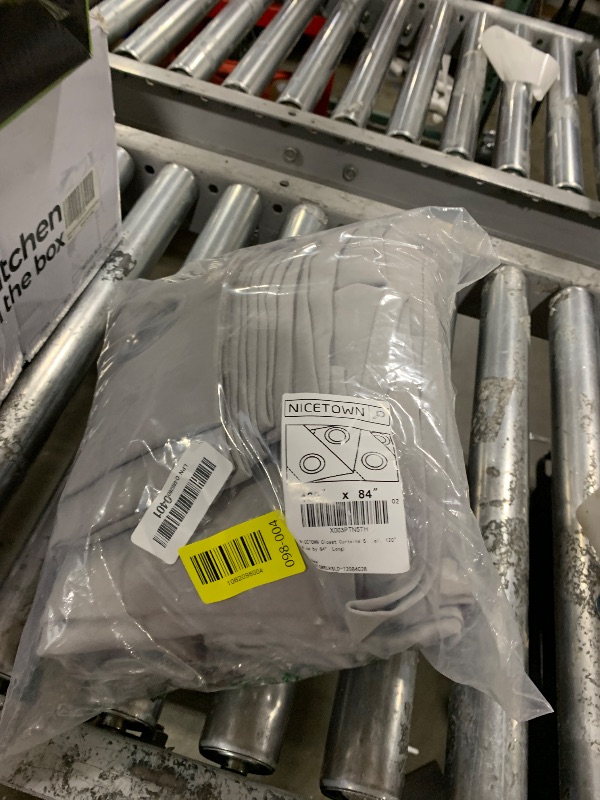 Photo 1 of NICETOWN Closet Curtains Sound Blocking, Bedroom Privacy Room Divider Curtain Screen Partitions, Thermal Insulated Blackout Patio Sliding Door Curtain (Silver Grey, 1 Panel, 120" Wide by 84" Long)