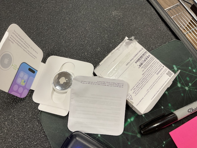 Photo 1 of **LOCKED** Apple AirTag (2nd Generation): Tracker for Keychain, Wallet, and More; Locator with Sound; Simple One-Tap Setup with iPhone or iPad; Key Finder with up to 1.5X Precision Finding Range, Pack of 20