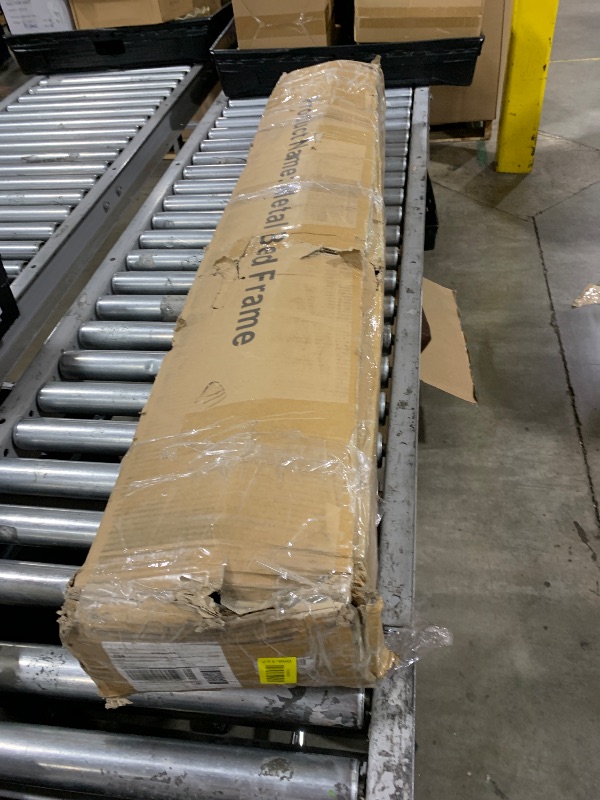 Photo 1 of Chuangshuo Guard Full Size Bed Frame with Headboard,Heavy Duty LED Bed Frame with USB Charging Station,Mattress Foundation-Under Bed Storage, No Box Spring Needed, Noise Free?Black